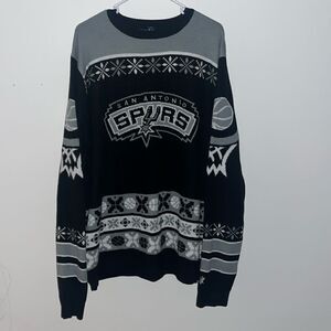 NBA San Antonio Spurs Christmas Sweater, size XXL
